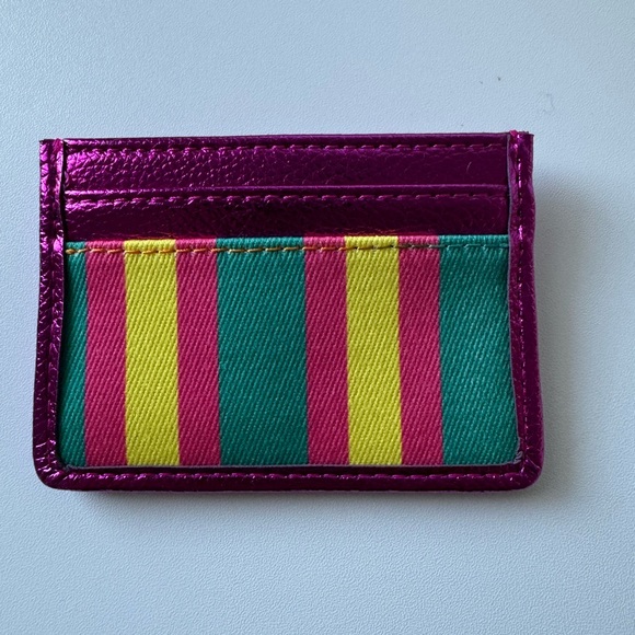 Kurt Geiger Pink and Multicolor Card Holder NWOT - Picture 4 of 4